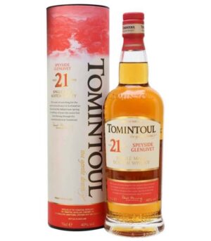 TOMINTOUL S/MALT WKY 21YRS 70CL