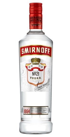 SMIRNOFF VODKA RED 1LTR