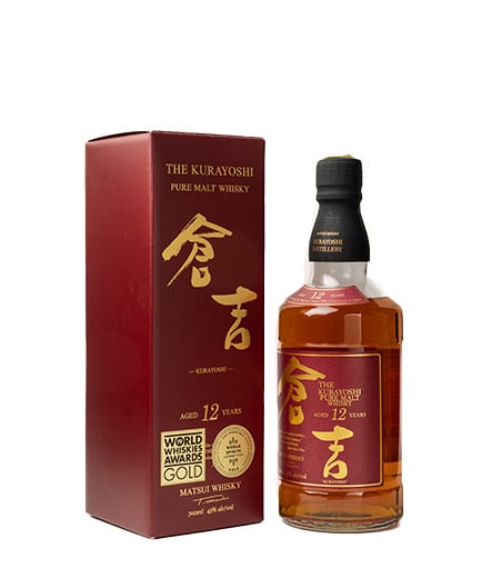 KURAYOSHI JAP. 12YO PURE MALT WHISKY 70CL