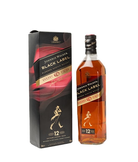 JOHNNIE WALKER BLACK LABEL SHERRY CASK 70CL