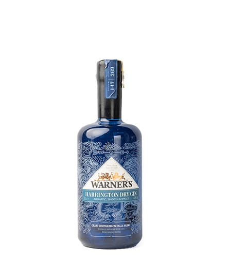 WARNER'S HARRINGTON DRY GIN 70CL