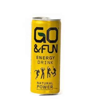 GO & FUN ENERGY LEMON DRINK 250MLX24