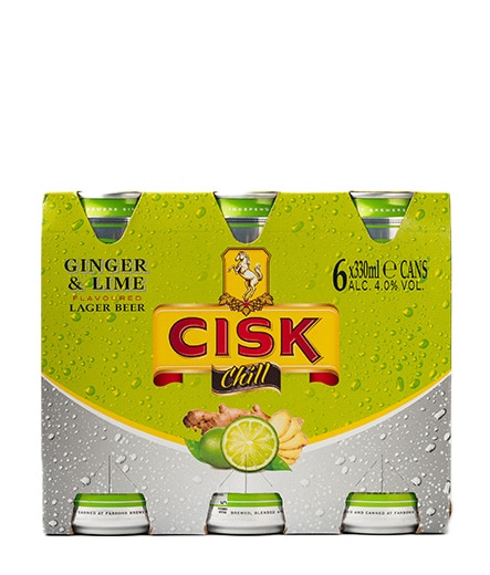 CISK CHILL GINGER/LIME 33CL