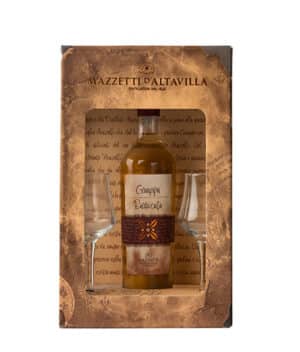 MAZZETTI GRAPPA BARRICATA + GLASSES 50CL