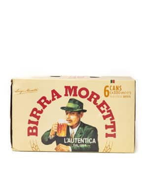 MORETTI BEER 330ML  CANS