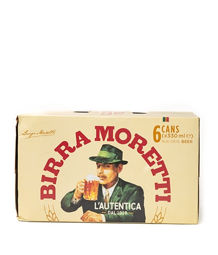 MORETTI BEER 330ML  CANS