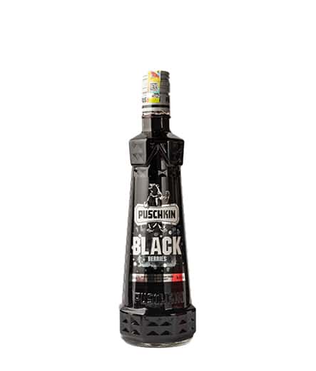 PUSHKIN BLACK VODKA 70CL