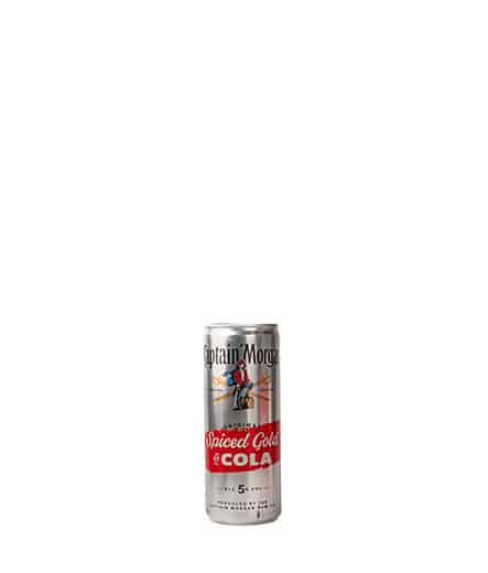 CAPTAIN MORGAN & COLA CANS 25CL