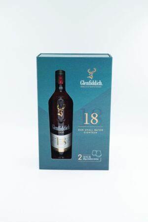 GLENFIDDICH 18 YO SMALL BATCH RES +2 GLS 70CL