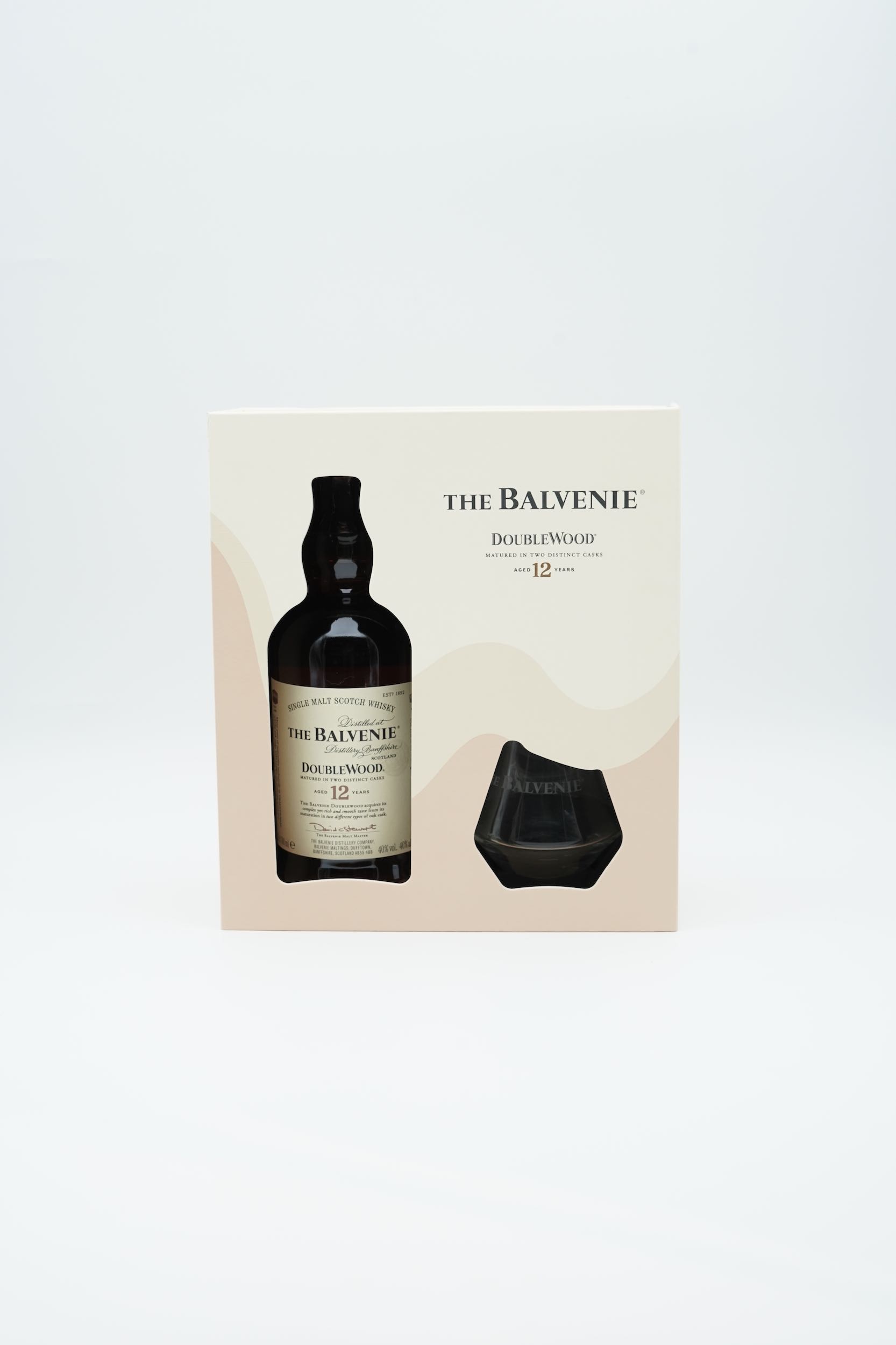 BALVENIE 12 YO DOUBLE WOOD + 2 GLS 70CL
