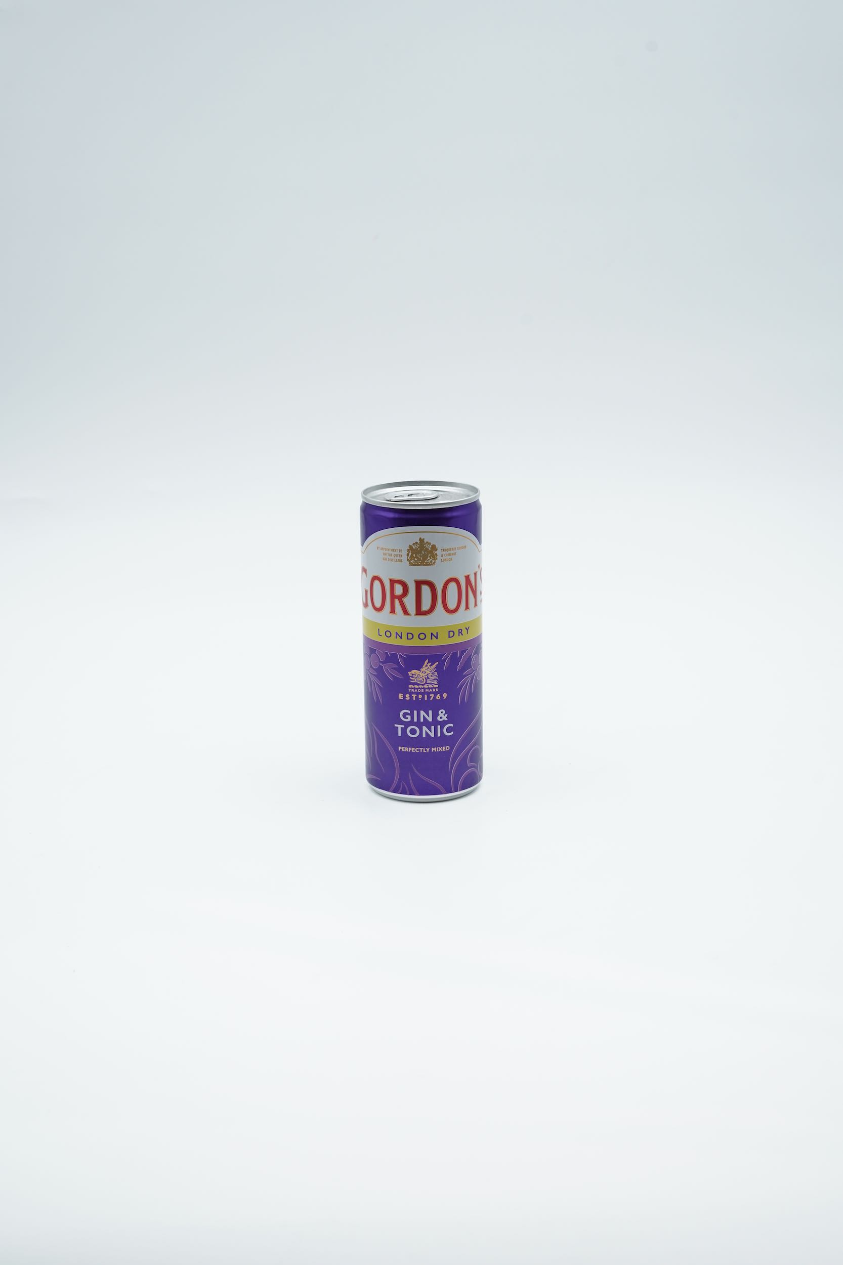 GORDON'S & TONIC CAN 25CL X12