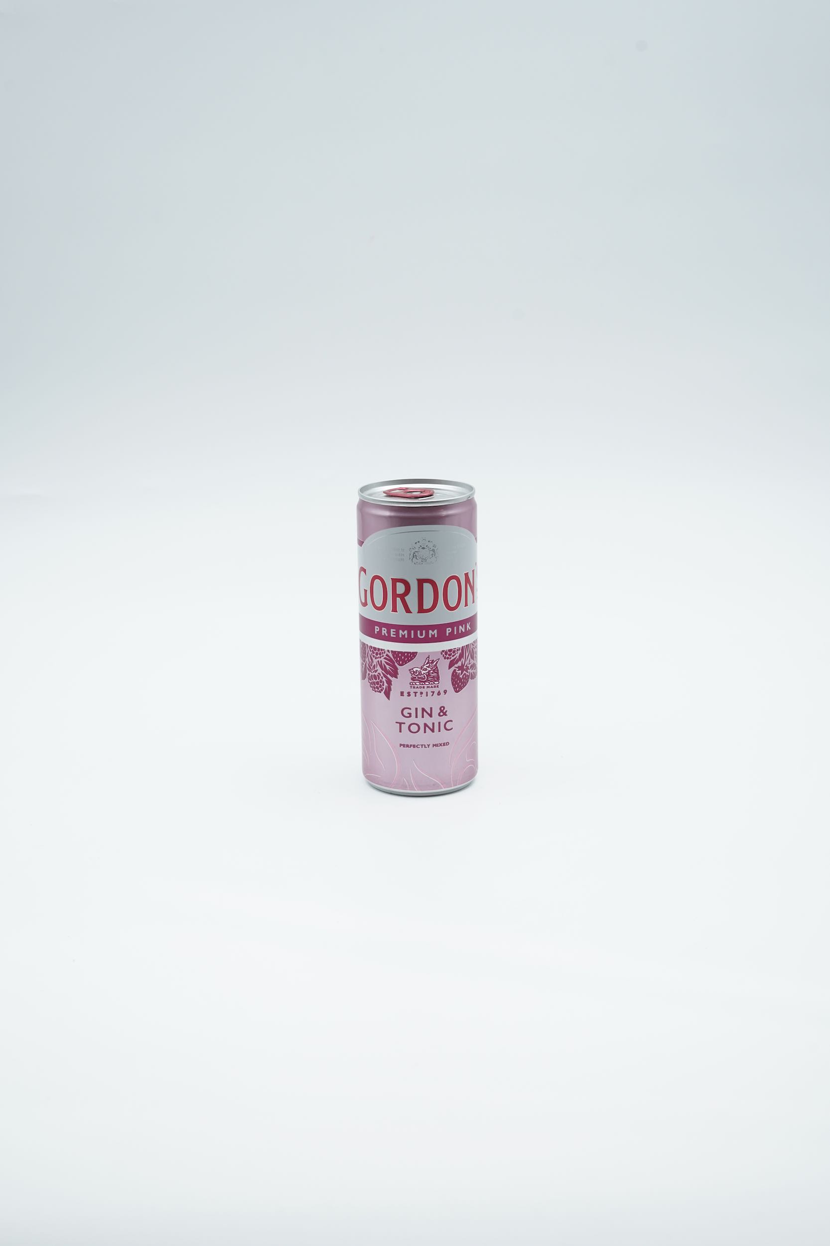 GORDON'S PINK & TONIC CAN 25CL X12