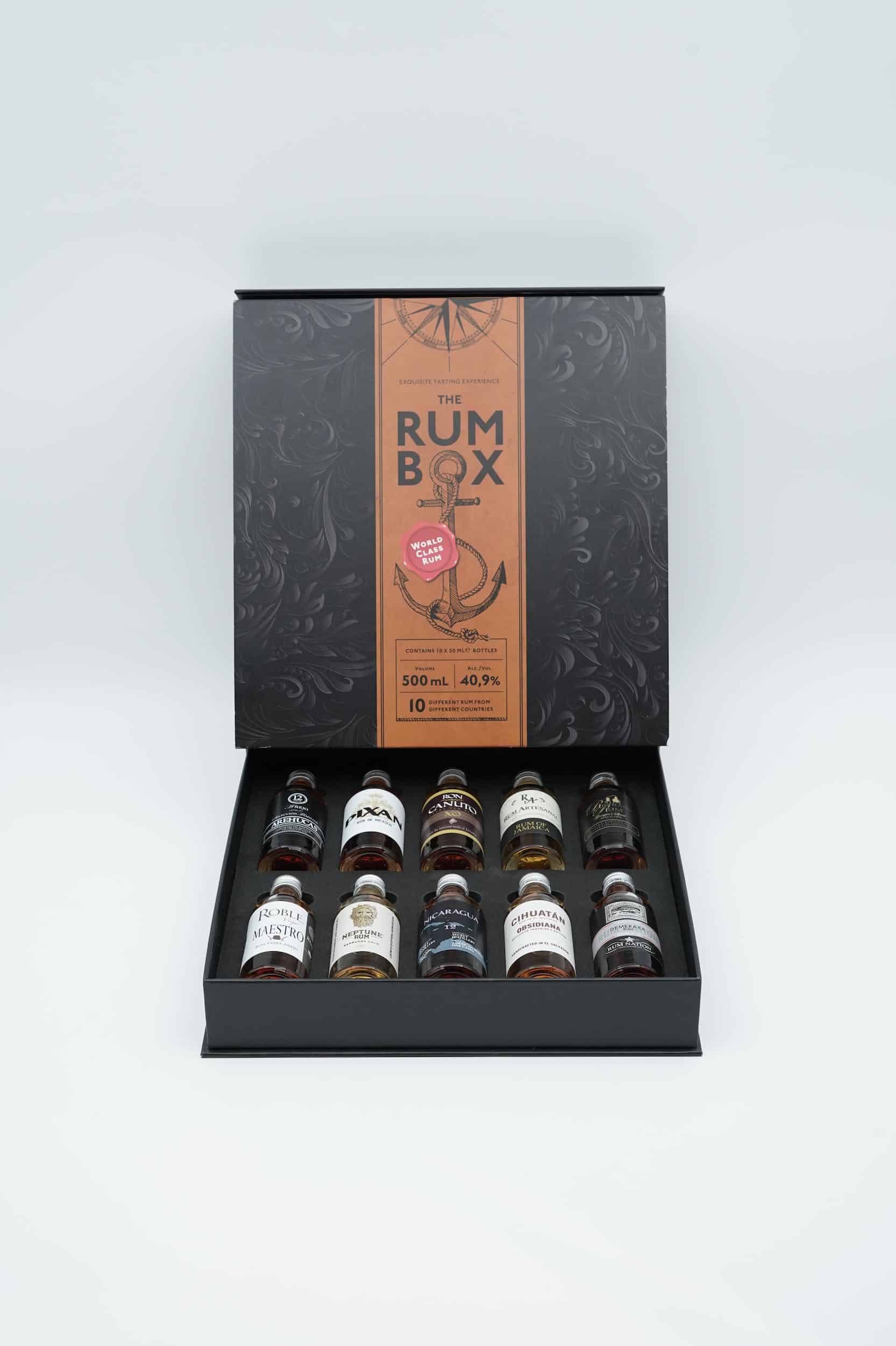 RUM BOX RED WOLD CLASS 10X5CL