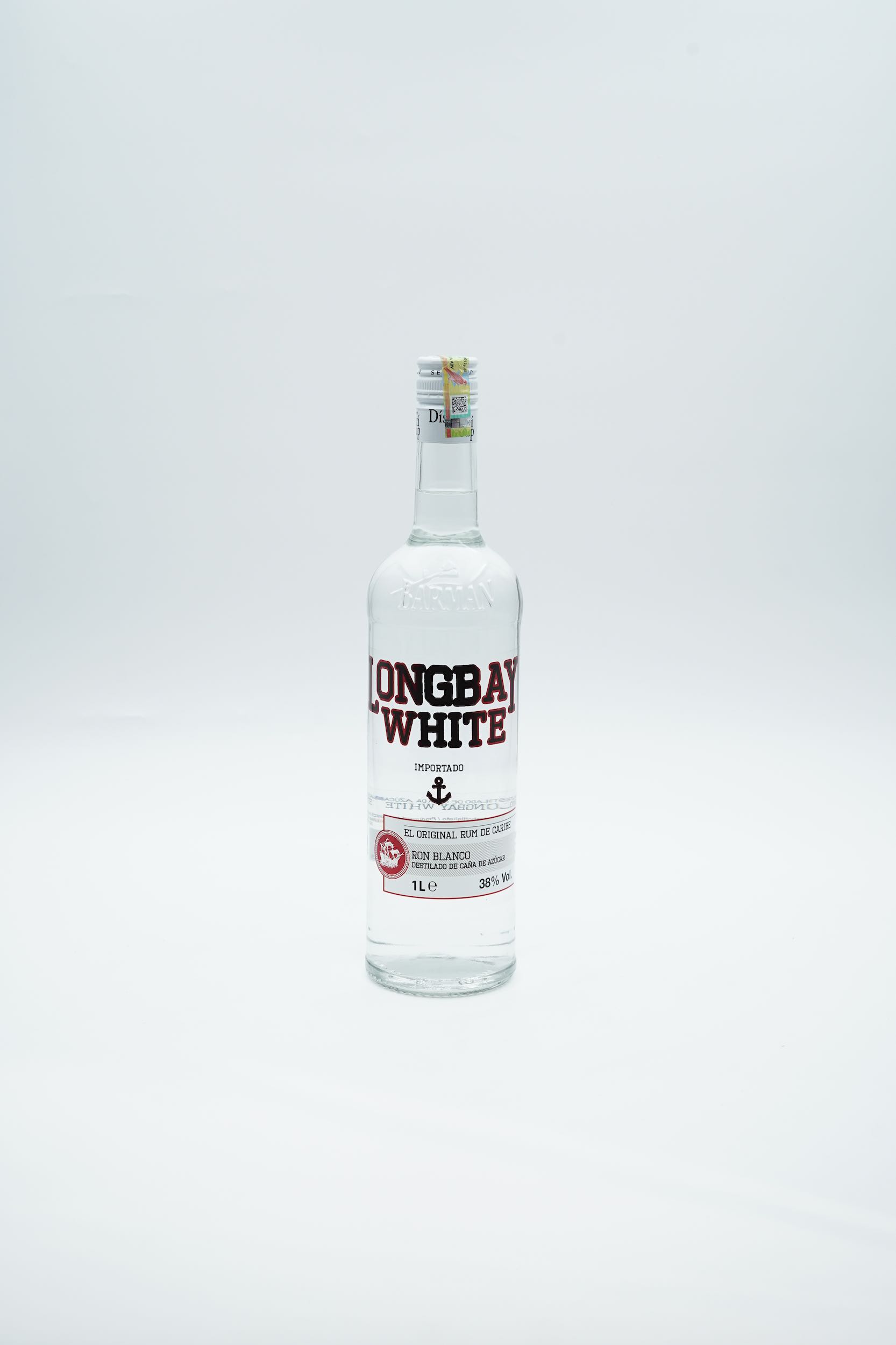 BARMAN LONG BAY WHITE RUM 1LTR