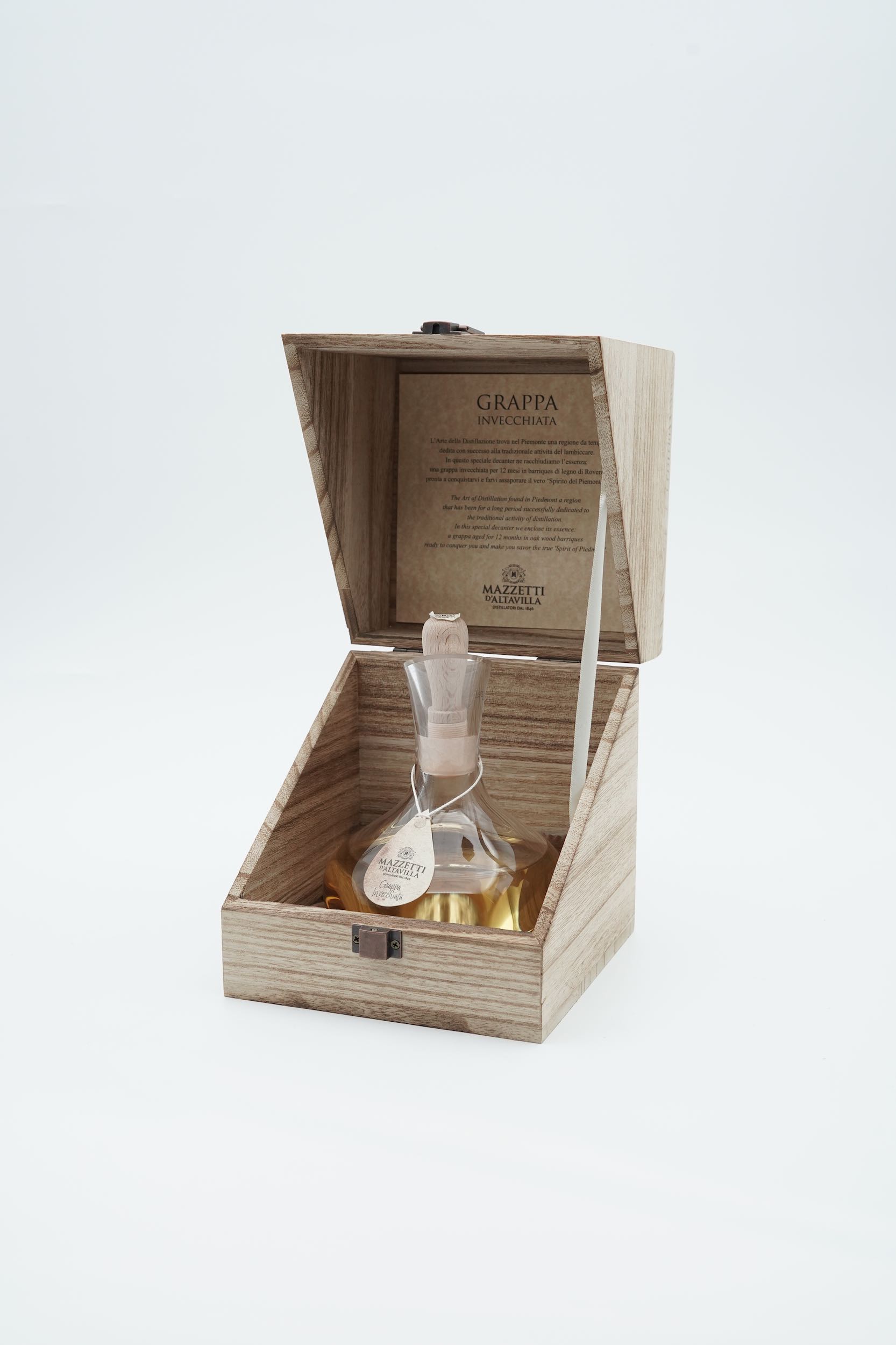 MAZZETTI DECANTATORE WOODEN GIFT BOX 35CL