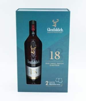 GLENFIDDICH 18 YO SMALL BATCH RES +2 GLS 70CL