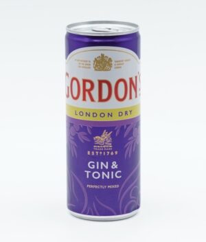 GORDON'S & TONIC CAN 25CL X12