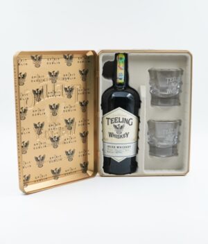 TEELING SMALL BATCH GOLD METAL BOX + 2 GLS 70CL