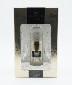 MAZZETTI GRASPA ORO + 2 GLASSES