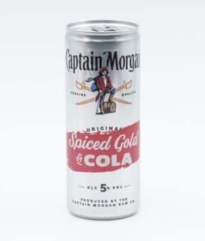 CAPTAIN MORGAN & COLA CANS 25CL
