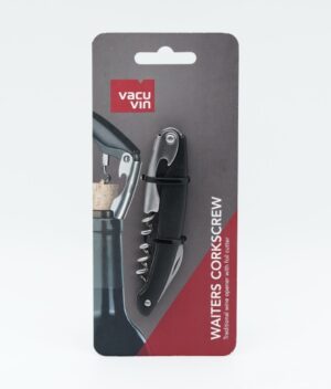 VACUVIN WAITER'S CORKSCREW BLACK