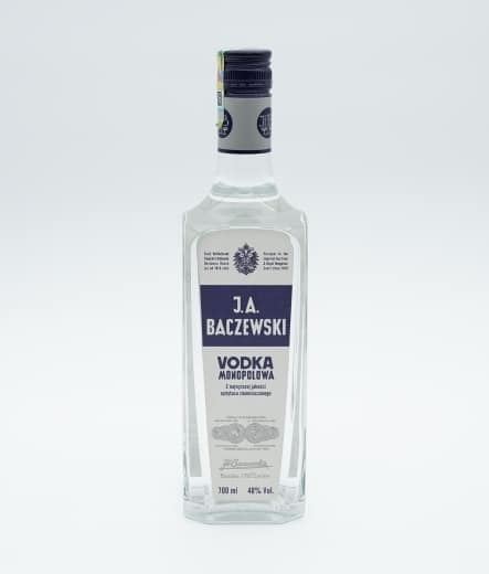 JA BACZEWSKI JAB VODKA TRIPLE DISTILLED 70CL